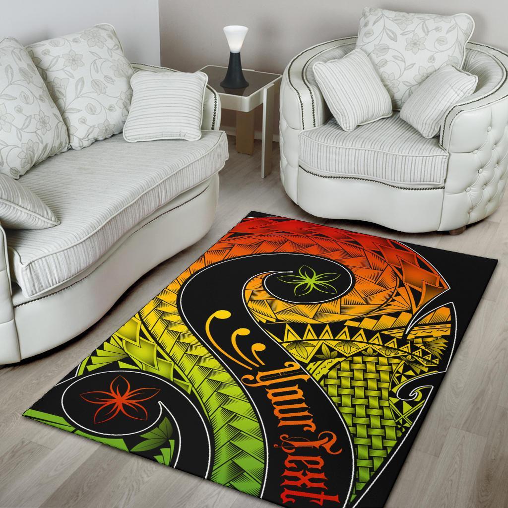Samoa Personalised Area Rug - Samoa Polynesian Decorative Patterns - Polynesian Pride