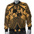 Tonga Polynesian Men's Bomber Jacket - Tonga Gold Seal Polynesian Tattoo - Polynesian Pride