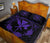 Hawaii Kanaka Turtle Hibiscus Polynesian Quilt Bed Set - Anthea Style Purple - Polynesian Pride