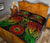 American Samoa Polynesian Quilt Bed Set - Amerian Samoa Seal & Reggae Turtle Manta Ray - Polynesian Pride