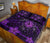 Hawaii Mix Polynesian Turtle Plumeria Quilt Bed Set - AH - Nick Style - Purple - Polynesian Pride