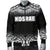 Kosrae Men's Bomber Jacket - Fog Black Style - Polynesian Pride