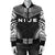 Niue Polynesian Chief Women'S Bomber Jacket - Black Version - Polynesian Pride
