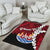 Tahiti Polynesian Custom Personalised Are Rug - Tribal Wave Tattoo Flag Style - Polynesian Pride
