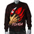 Tonga Men's Bomber Jacket - Tonga In Me (Red) - Polynesian Pride