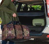 Polynesian Symmetry Brown Hawaii Travel Bag - Polynesian Pride