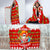 Hawaiian Mele Kalikimaka Santa Claus Pattern Christmas Hooded Blanket - Red - Labo Style - AH - Polynesian Pride