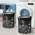 Vanuatu Laundry Basket - Polynesian Turtle Hibiscus Black - Polynesian Pride