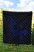 Hawaii Shark Blue Polynesian Premium Quilt - Polynesian Pride
