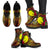 Palau Polynesian Leather Boots - Hibiscus Vintage - Polynesian Pride