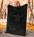 Hawaii Turtle Hibicus Premium Blanket - Frida Style - Grey - Polynesian Pride