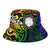 Northern Mariana Islands Custom Personalised Bucket Hat - Rainbow Polynesian Pattern - Polynesian Pride