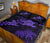 Hawaii Turtle Plumeria Coconut Tree Polynesian Quilt Bed Set - Purple - Polynesian Pride