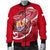 Tahiti Men's Bomber Jacket Shark Coat Of Arms - Polynesian Pride