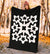 Hawaiian Premium Blanket Royal Pattern - Black And White - A1 Style - Polynesian Pride