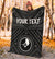 Yap Personalised Premium Blanket - Yap Seal With Polynesian Tattoo Style - Polynesian Pride