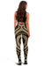 American Samoa Women's Legging - Gold Tentacle Turtle - Polynesian Pride