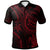 Polynesian Custom Polo Shirt Red Turtle Unisex Red - Polynesian Pride