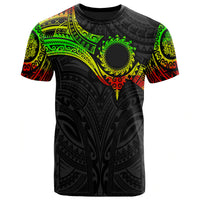 Micronesian T Shirt Heart Shield Reggae Unisex Reggae - Polynesian Pride