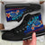 Kosrae Custom Personalised High Top Shoes Blue - Vintage Tribal Mountain - Polynesian Pride