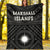 Marshall Premium Blanket - Marshall Seal With Polynesian Tattoo Style ( Black) - Polynesian Pride