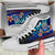 Marshall Islands Custom Personalised High Top Shoes Blue - Vintage Tribal Mountain Crest - Polynesian Pride