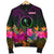 Chuuk Men's Bomber Jacket - Summer Hibiscus - Polynesian Pride