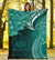 Samoa Premium Blanket - Samoa Seal Wave Style (Green) - Polynesian Pride