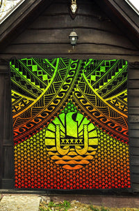 Polynesian Tahiti Premium Quilt - Reggae Vintage Polynesian Patterns - Polynesian Pride