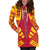 Kiribati Hoodie Dress - Polynesian Tattoo Flag - Polynesian Pride