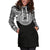 American Samoa Women Hoodie Dress - American Samoa Coat Of Arms Polynesian Black Color - Polynesian Pride