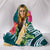 Polynesian Hawaii Hooded Blanket - Summer Plumeria - Polynesian Pride