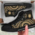 Nauru High Top Canvas Shoes - Gold Tentacle Turtle - Polynesian Pride