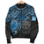 Federated States Of Micronesia Bomber Jacket (Men) - Blue Turtle - Polynesian Pride