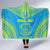 Palau Flag Polynesian Chief Hooded Blanket - Polynesian Pride