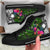 Marshall Islands High Top Shoes - Turtle Plumeria Banana Leaf - Polynesian Pride