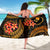 Yap Micronesia Sarong - Gold Plumeria - Polynesian Pride