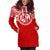 Tonga Women Hoodie Dress - Tonga Coat Of Arms Polynesian Flag Color - Polynesian Pride