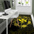 Hawaii Kanaka Turtle Hibiscus Polynesian Rug - Anthea Style Yellow - Polynesian Pride