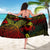 Northern Mariana Islands Saron - Sarong - Turtle Hibiscus Pattern Reggae - Polynesian Pride