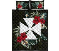 Wallis and Futuna Polynesian Quilt Bed Set - Special Hibiscus - Polynesian Pride