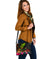 Fiji Polynesian Shoulder Handbag - Hibiscus and Banana Leaves - Polynesian Pride