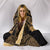 Kanaka Map Polynesian Hooded Blanket - Gold - Armor Style - Polynesian Pride