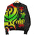 Fiji Polynesian Men Bomber Jacket - Reggae Tentacle Turtle - Polynesian Pride