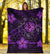 Hawaii Mix Polynesian Turtle Plumeria Premium Blanket - AH - Nick Style - Purple - Polynesian Pride