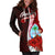 Guam Polynesian Hoodie Dress - Coat Of Arm With Hibiscus - Polynesian Pride