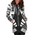 Cook Islands Hoodie Dress - Polynesian Tattoo Black - Polynesian Pride