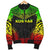 Kosrae Polynesian Chief Men's Bomber Jacket - Reggae Version - Polynesian Pride