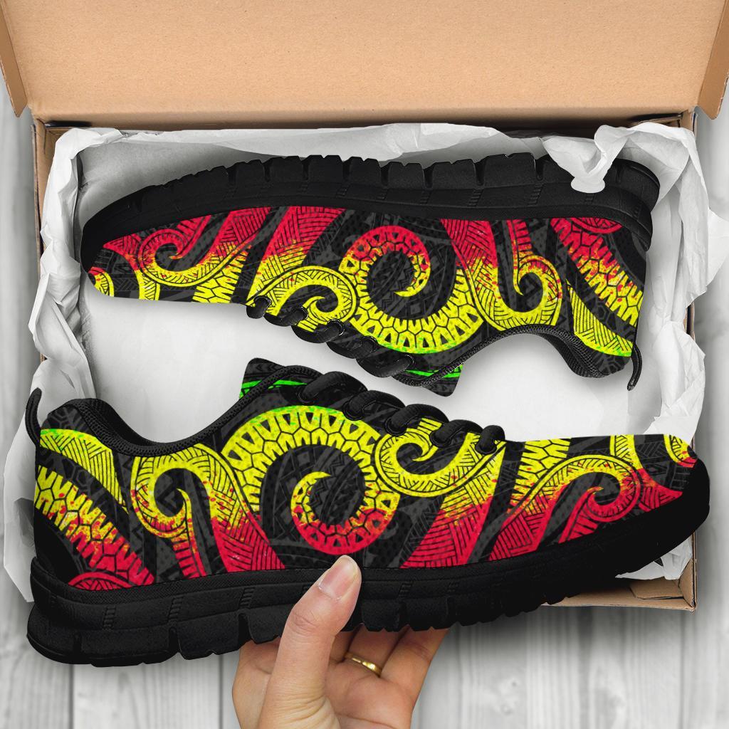 Yap Micronesian Sneakers - Reggae Tentacle Turtle - Polynesian Pride