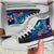 New Caledonia High Top Shoes Blue - Vintage Tribal Mountain - Polynesian Pride